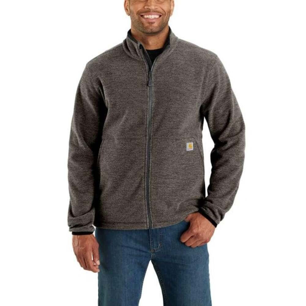 Carhartt HD SUPPLY Men's S Gray Edmonton Fleece Full Zip Jacket Workwear HR14-41